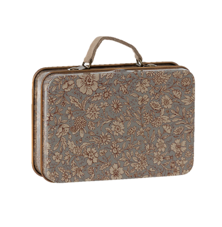 Maleta Metal Estampado Gris