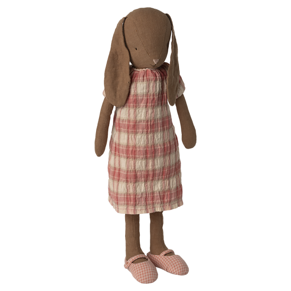 Conejita Talla 3 Vestido Cuadros Rosa