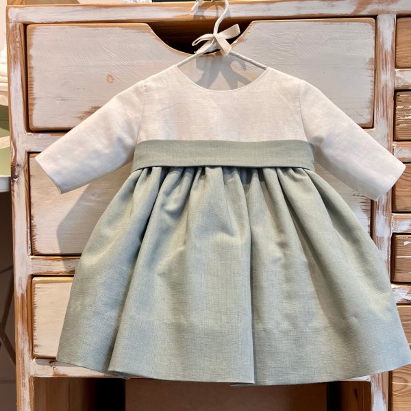 Vestido Escorial Lino Liquen